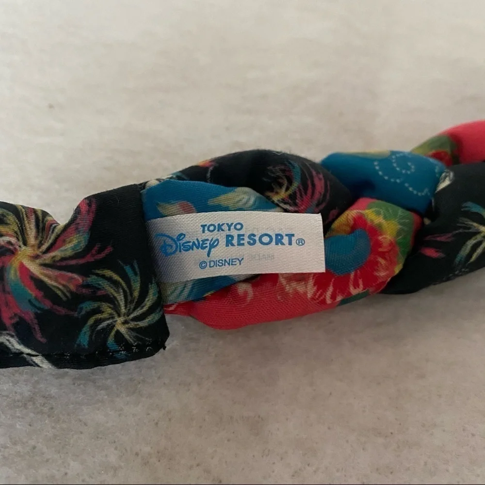TOKYO DISNEYland BOW Braided Headband Summer Matsuri TDR
